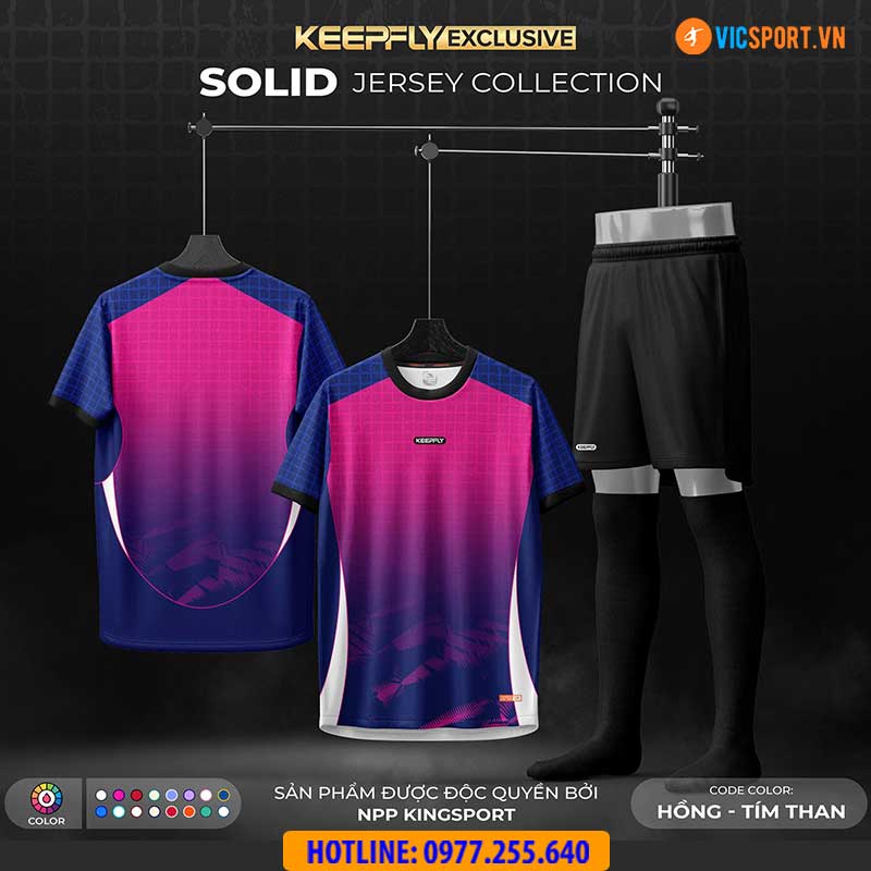 Áo đá banh thiết kế Keepfly Exclusive Solid - Hình ảnh 6