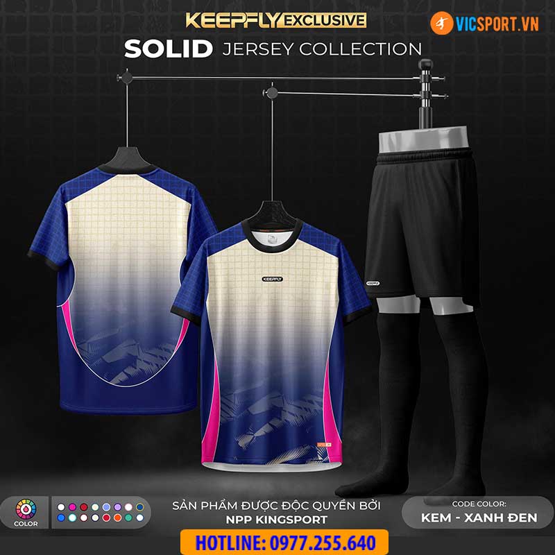Áo đá banh thiết kế Keepfly Exclusive Solid - Hình ảnh 8