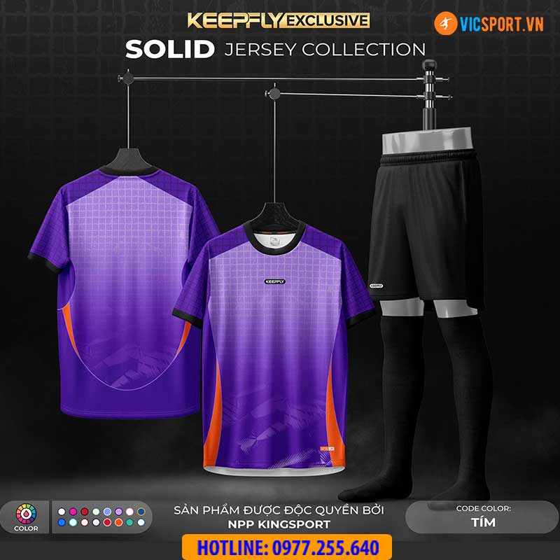Áo đá banh thiết kế Keepfly Exclusive Solid - Hình ảnh 10