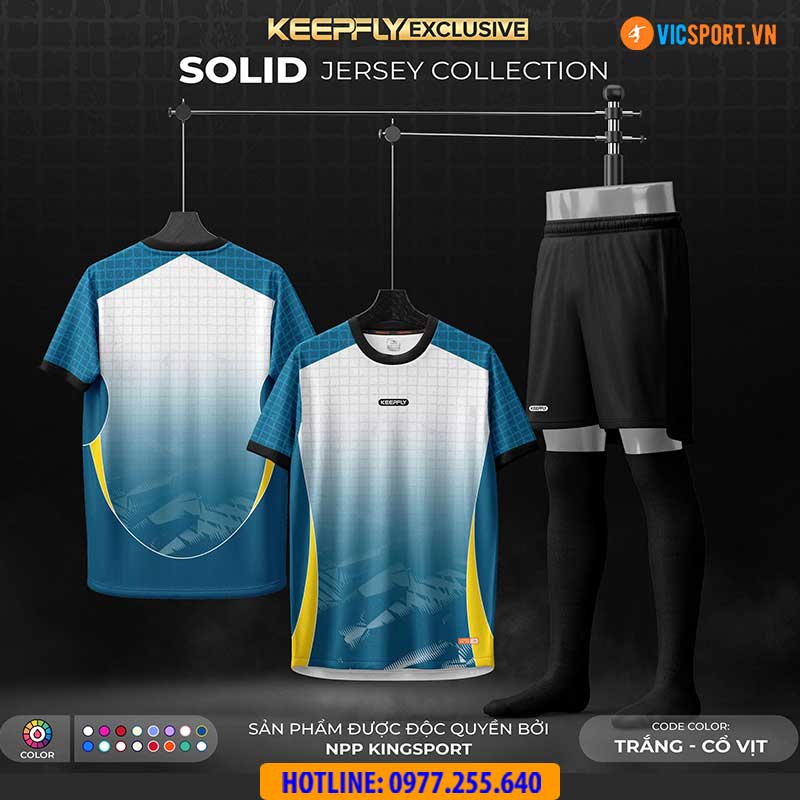 Áo đá banh thiết kế Keepfly Exclusive Solid - Hình ảnh 11