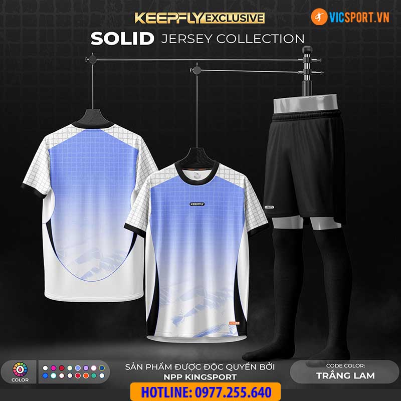 Áo đá banh thiết kế Keepfly Exclusive Solid - Hình ảnh 13