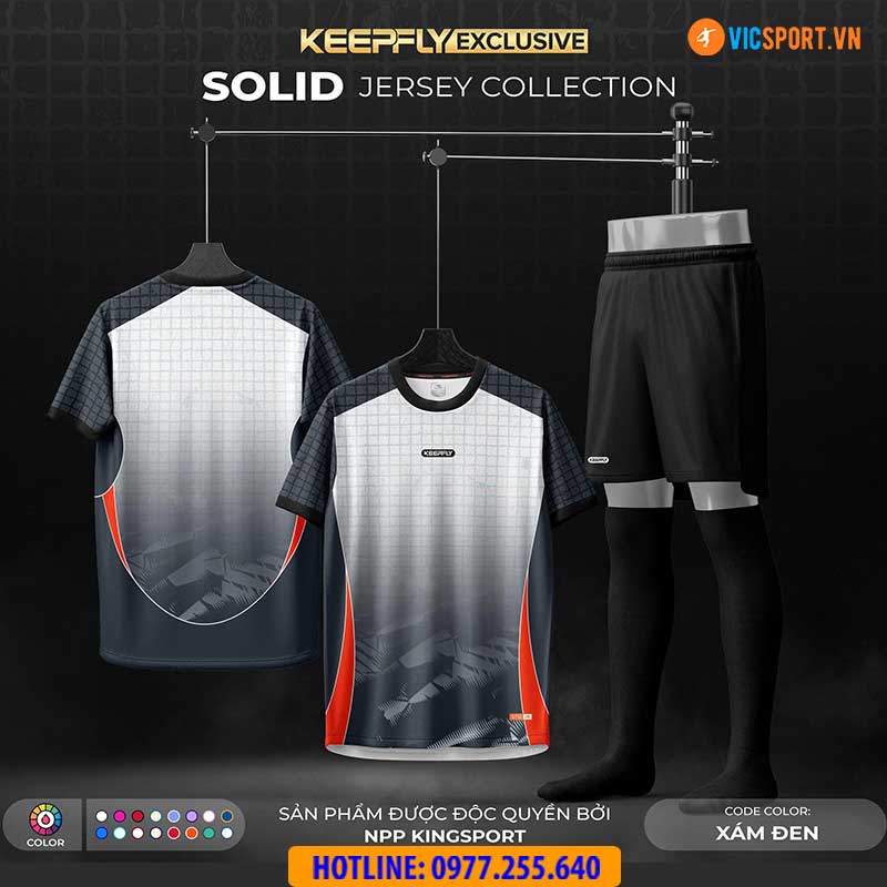 Áo đá banh thiết kế Keepfly Exclusive Solid - Hình ảnh 16