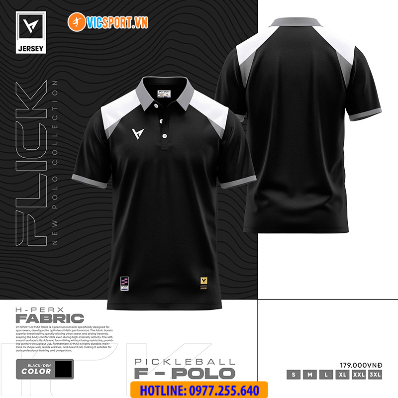 Áo polo thể thao VH Flick đa năng - Hình ảnh 11
