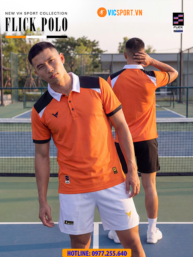 Áo polo thể thao VH Flick đa năng - Hình ảnh 3