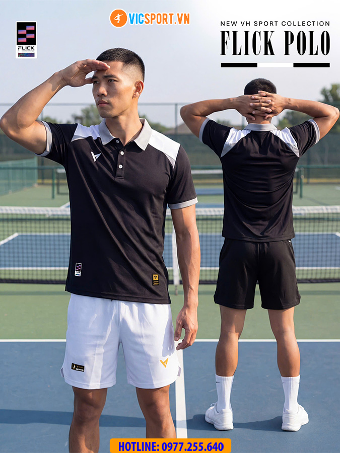 Áo polo thể thao VH Flick đa năng - Hình ảnh 6