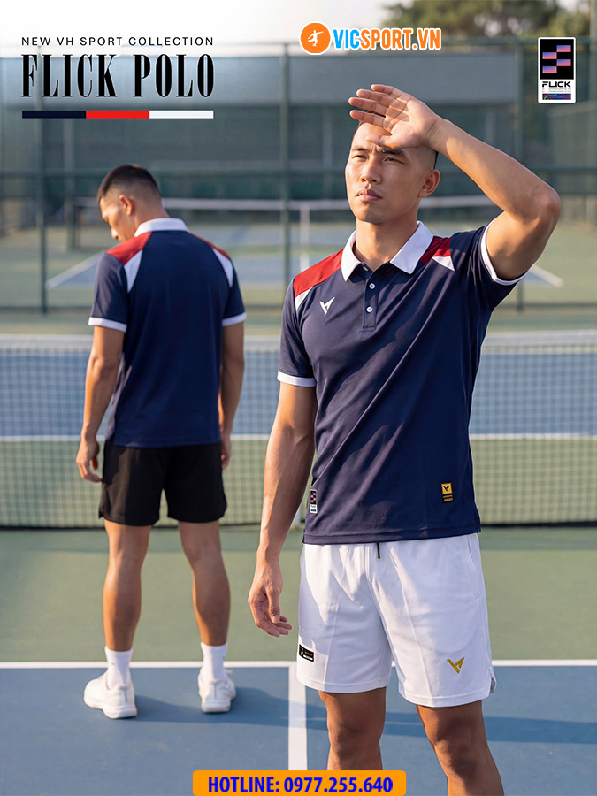 Áo polo thể thao VH Flick đa năng - Hình ảnh 4