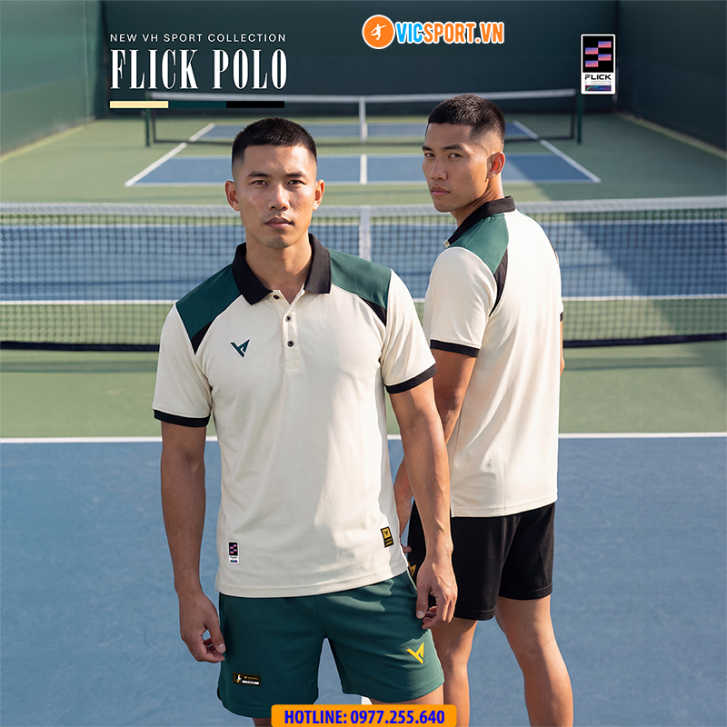 Áo polo thể thao VH Flick đa năng - Hình ảnh 19