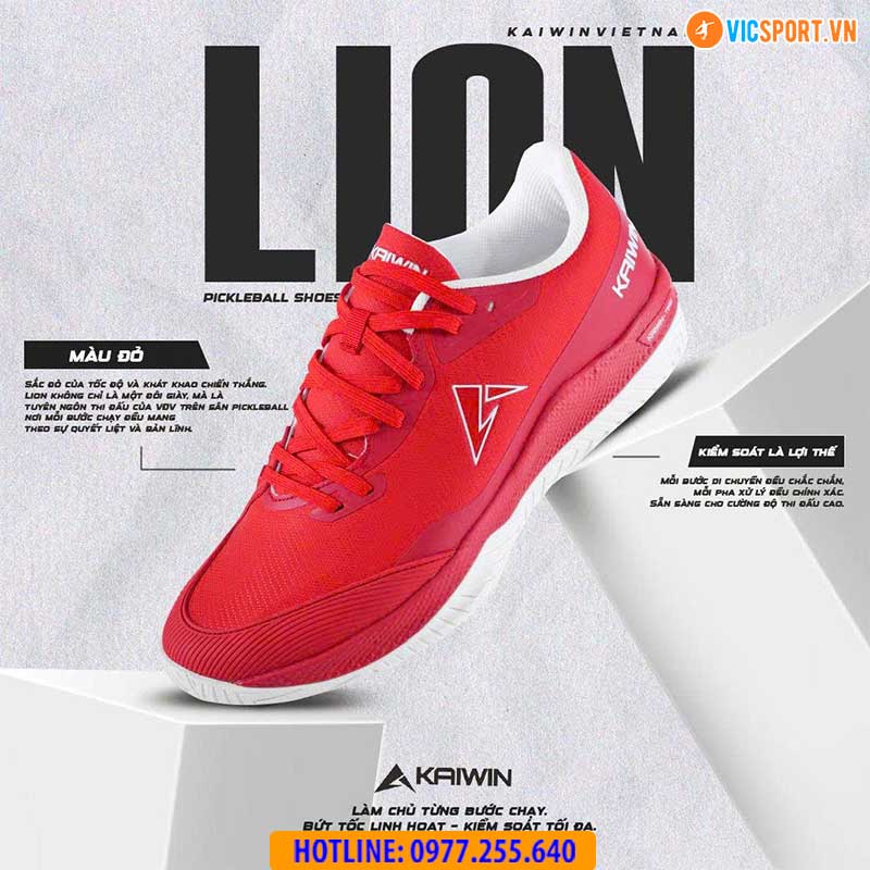 Giày thể thao pickleball Kaiwin Lion đa năng - Hình ảnh 8