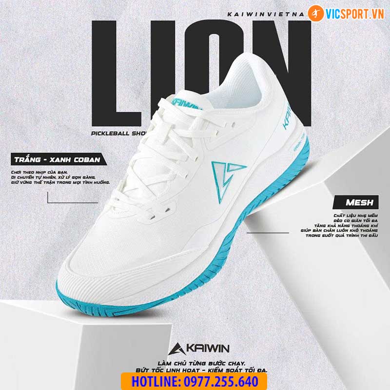 Giày thể thao pickleball Kaiwin Lion đa năng - Hình ảnh 10