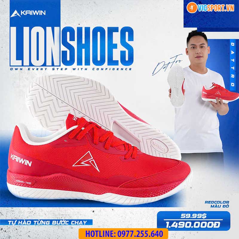 Giày thể thao pickleball Kaiwin Lion đa năng - Hình ảnh 20