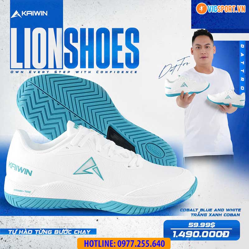 Giày thể thao pickleball Kaiwin Lion đa năng - Hình ảnh 23