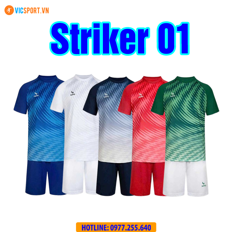 Áo đá banh Kamito Striker 01