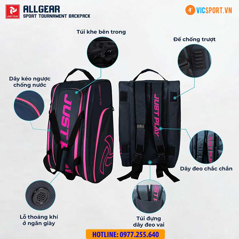 Balo thể thao Just Play All Gear Tour đa năng - Hình ảnh 31