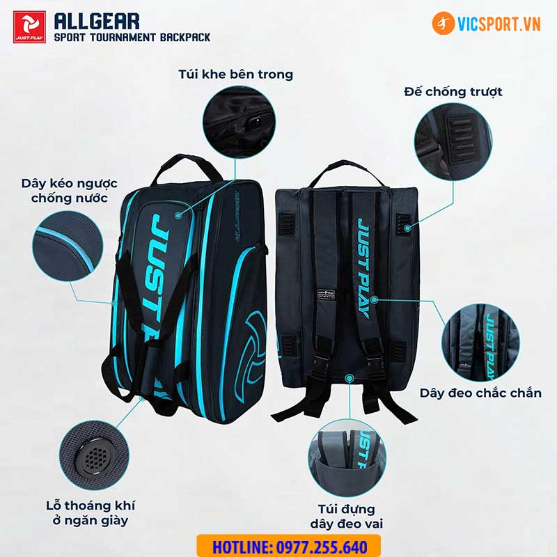 Balo thể thao Just Play All Gear Tour đa năng - Hình ảnh 33
