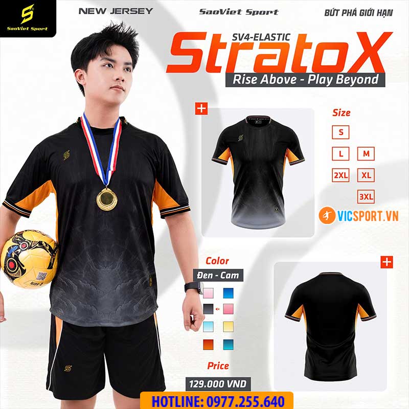 Áo đá banh không logo SV Stratox giá rẻ - Hình ảnh 28