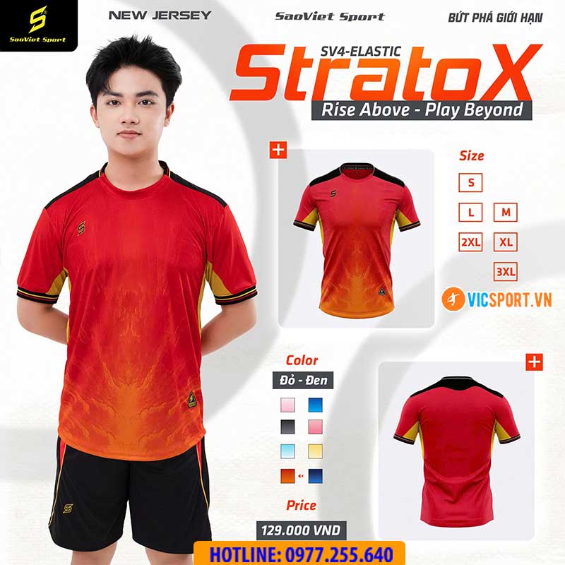 Áo đá banh không logo SV Stratox giá rẻ - Hình ảnh 29
