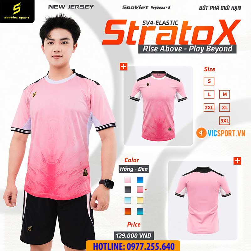 Áo đá banh không logo SV Stratox giá rẻ - Hình ảnh 30