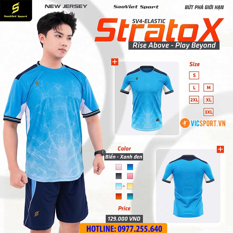 Áo đá banh không logo SV Stratox giá rẻ - Hình ảnh 34