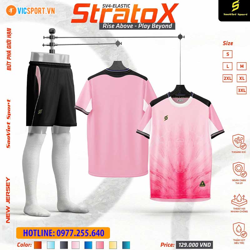 Áo đá banh không logo SV Stratox giá rẻ - Hình ảnh 40