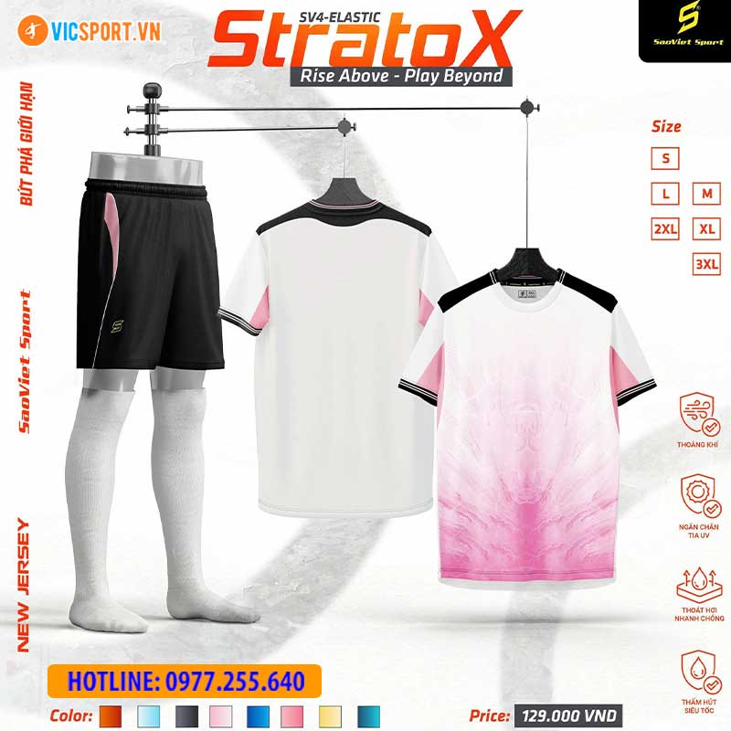Áo đá banh không logo SV Stratox giá rẻ - Hình ảnh 41