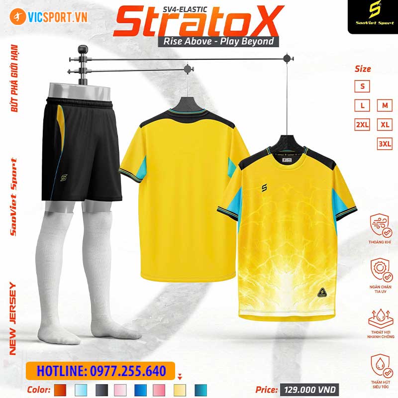 Áo đá banh không logo SV Stratox giá rẻ - Hình ảnh 42