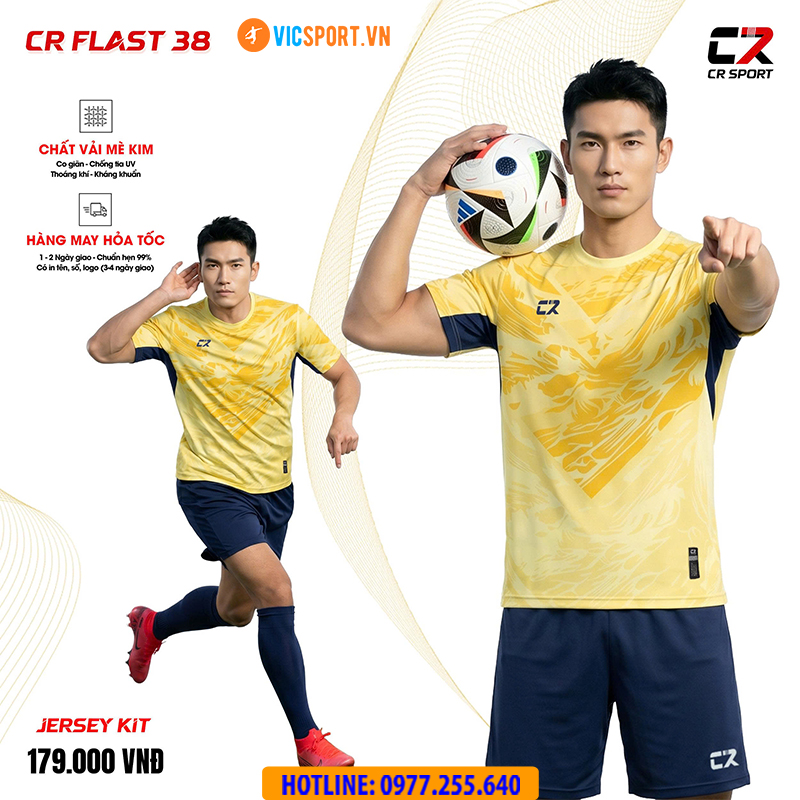 Áo đá banh thiết kế CR Flast 38 - Hình ảnh 22