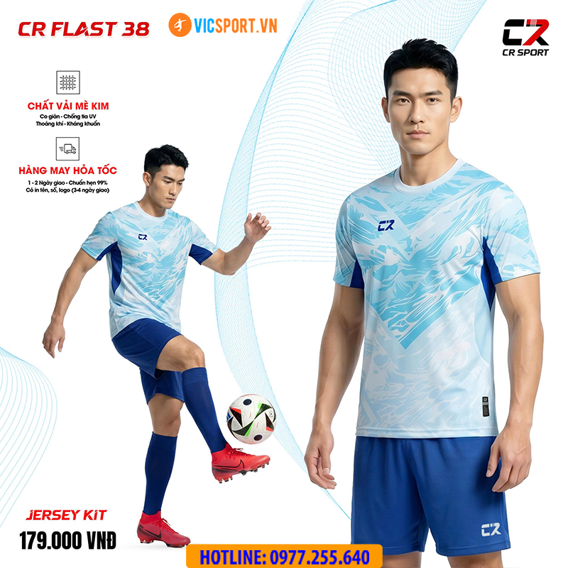 Áo đá banh thiết kế CR Flast 38 - Hình ảnh 25