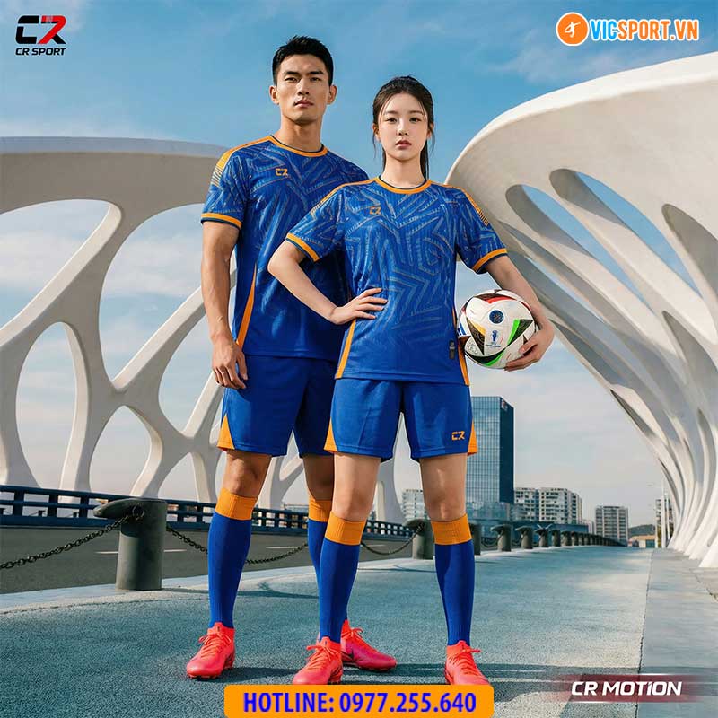 Áo đá banh không logo CR Motion - Hình ảnh 5