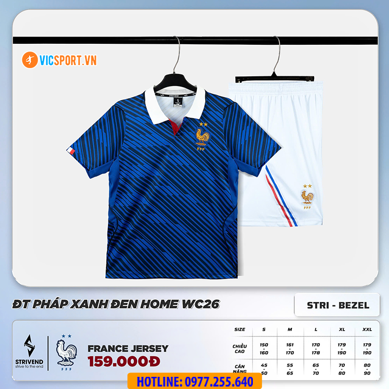 Áo đá banh Strivend đội tuyển Pháp WC 2026 - Hình ảnh 18