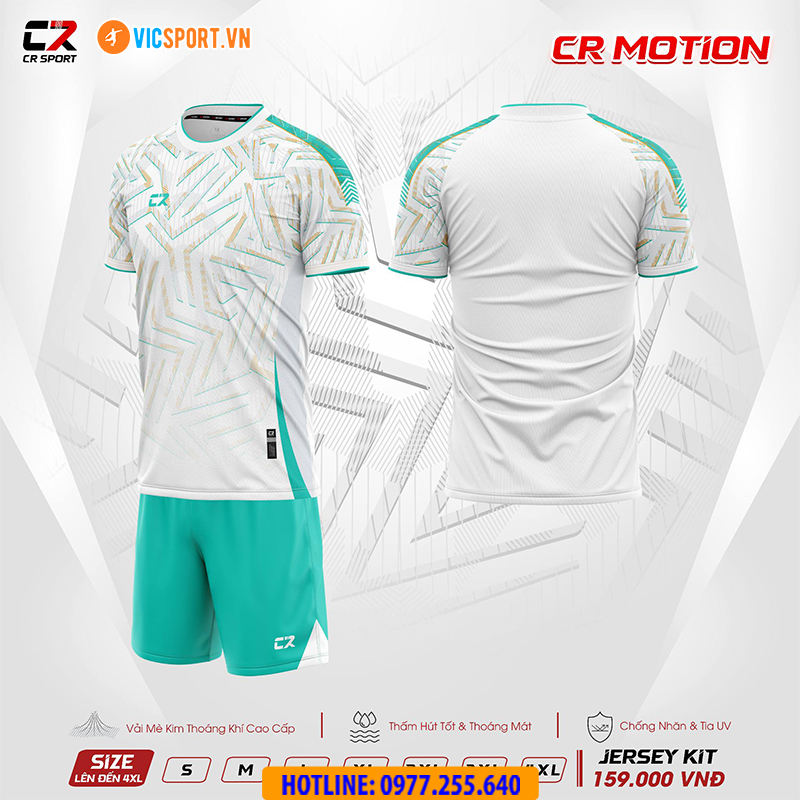 Áo đá banh không logo CR Motion - Hình ảnh 12