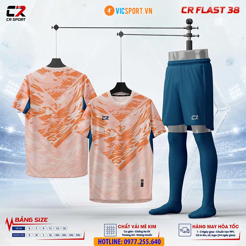 Áo đá banh thiết kế CR Flast 38 - Hình ảnh 11