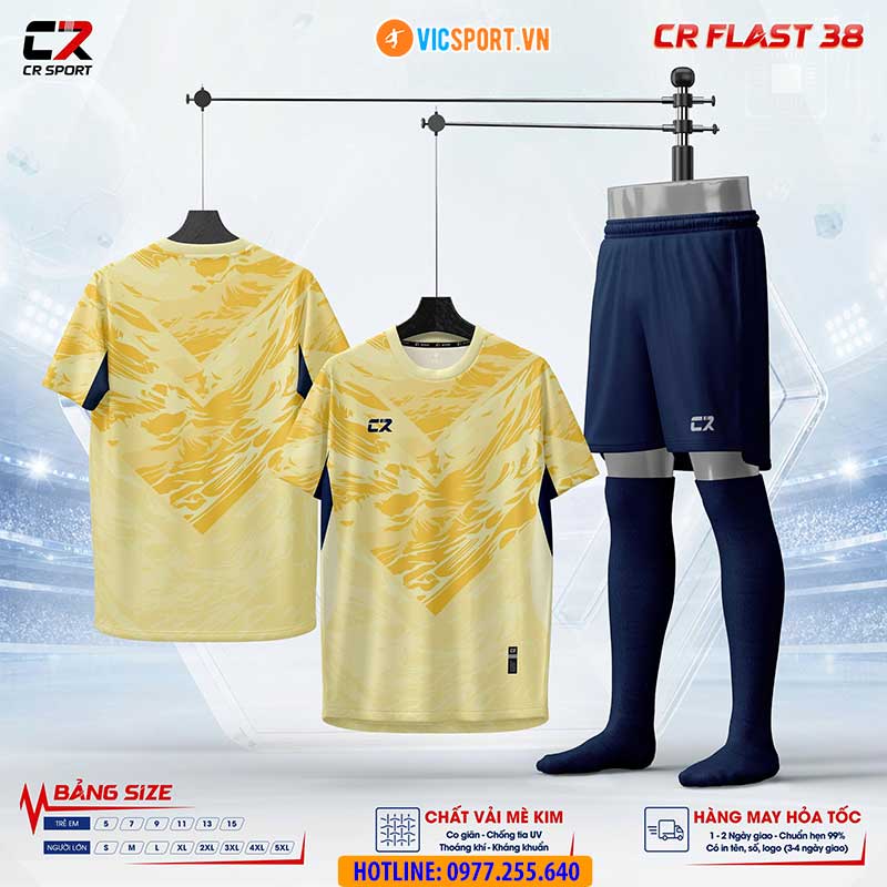 Áo đá banh thiết kế CR Flast 38 - Hình ảnh 13