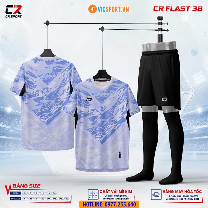 Áo đá banh thiết kế CR Flast 38 - Hình ảnh 14