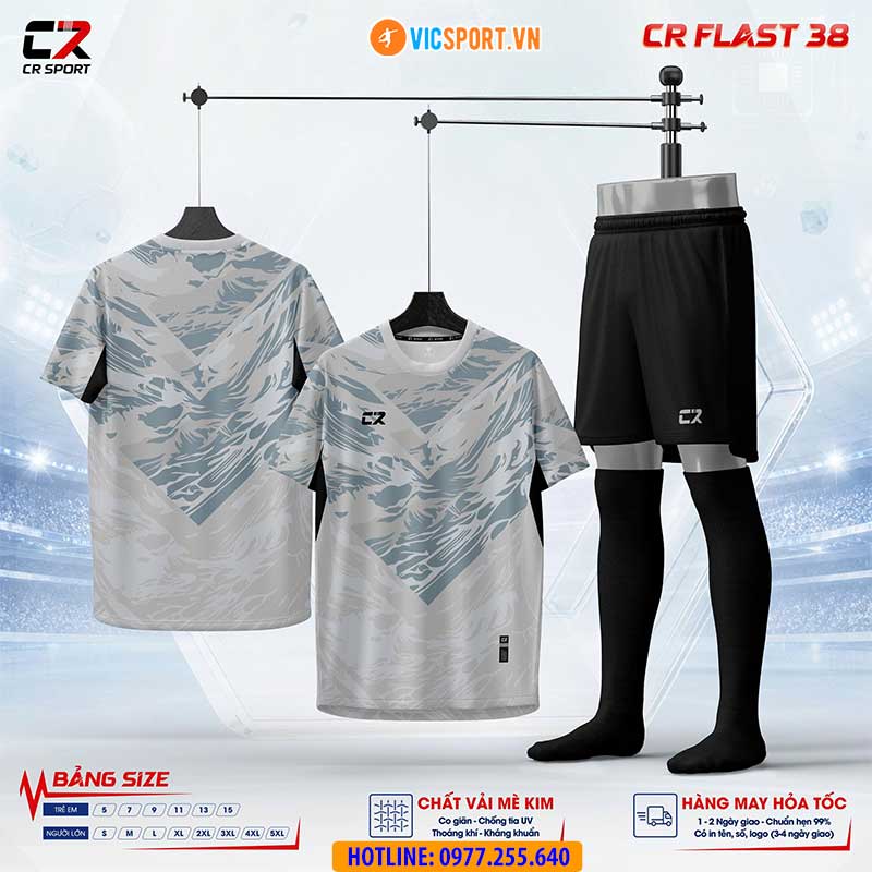 Áo đá banh thiết kế CR Flast 38 - Hình ảnh 15