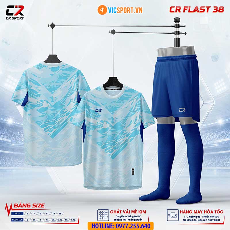 Áo đá banh thiết kế CR Flast 38 - Hình ảnh 16
