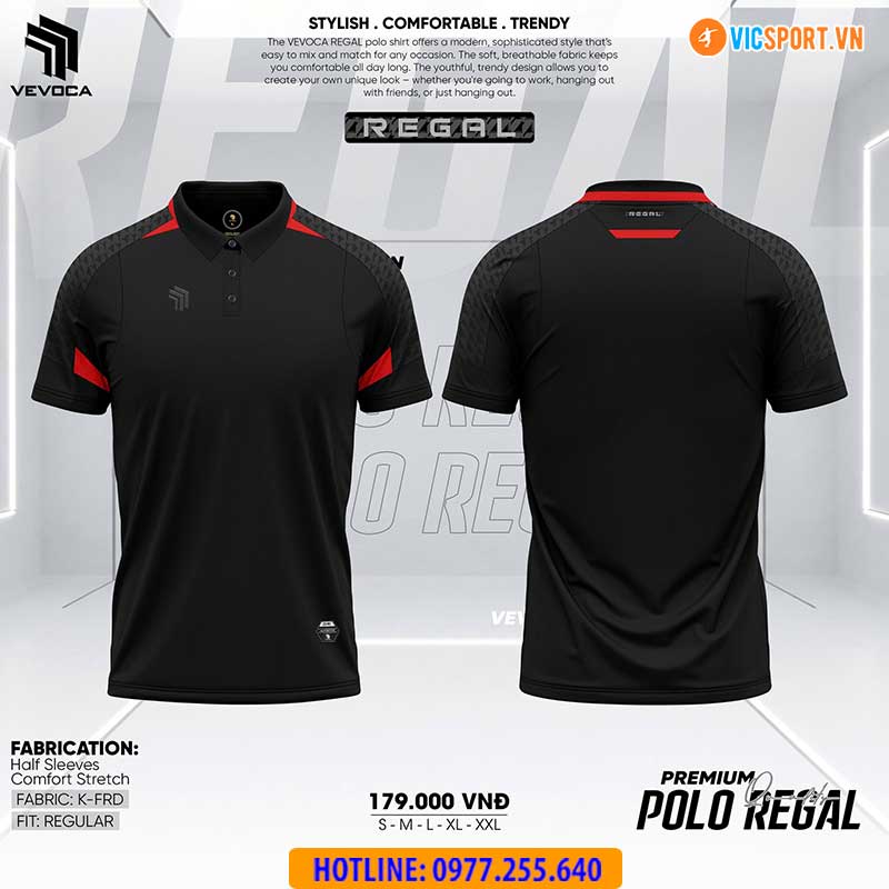 Áo polo thể thao Vevoca Regal đa năng - Hình ảnh 13