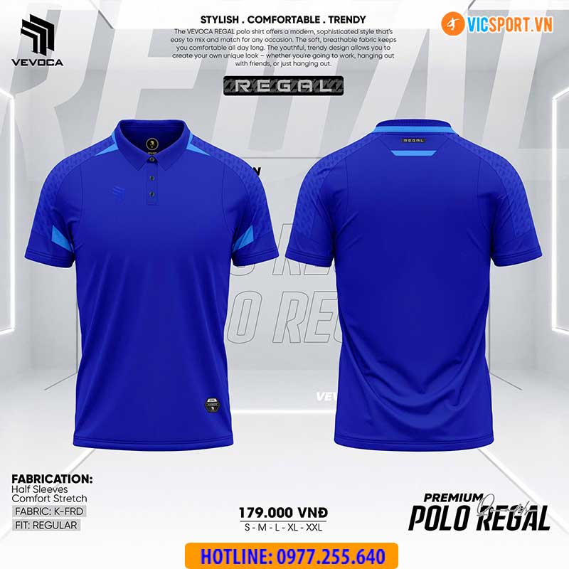 Áo polo thể thao Vevoca Regal đa năng - Hình ảnh 17