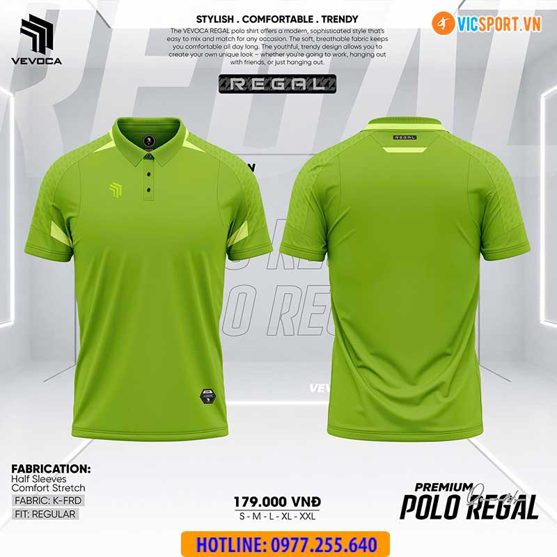 Áo polo thể thao Vevoca Regal đa năng - Hình ảnh 19