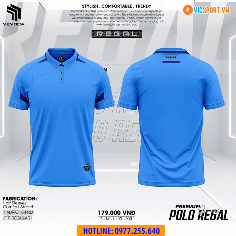 Áo polo thể thao Vevoca Regal đa năng - Hình ảnh 21