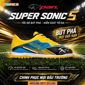 Giày đá banh Pan thái lan Sonic 5 đế TF đá sân nhân tạo