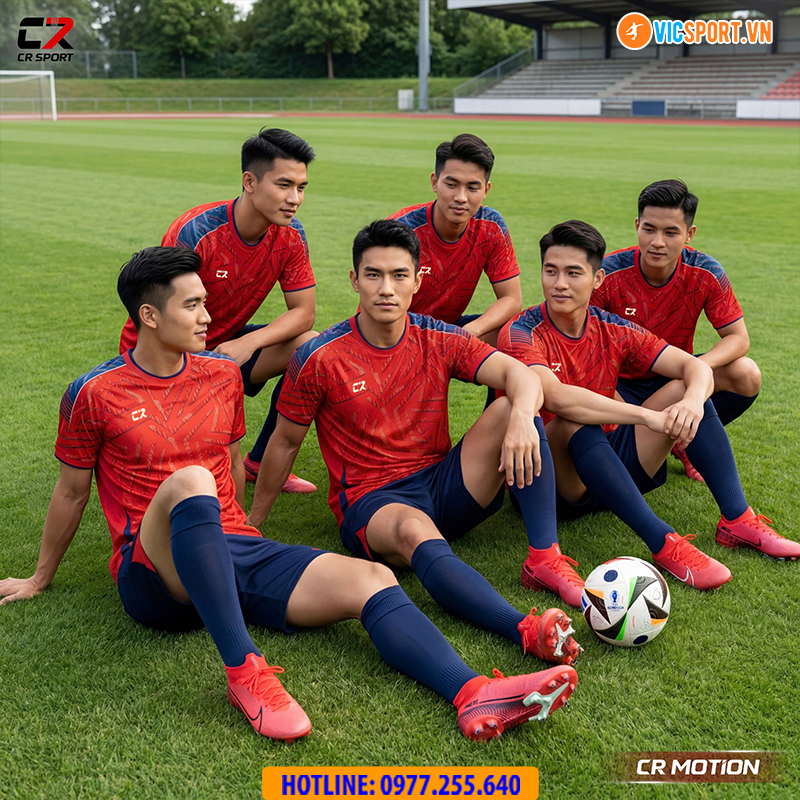 Áo đá banh không logo CR Motion - Hình ảnh 25