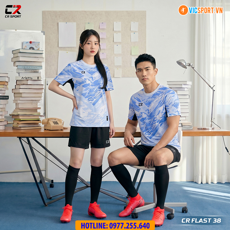 Áo đá banh thiết kế CR Flast 38 - Hình ảnh 5