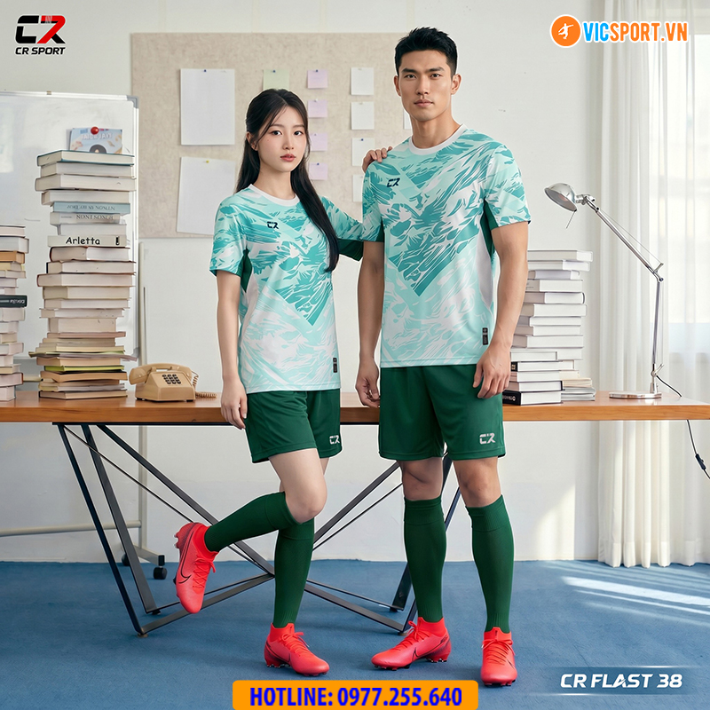 Áo đá banh thiết kế CR Flast 38 - Hình ảnh 3