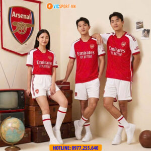 Áo đá banh Clb Arsenal mùa giải 2026-2027 vải mè