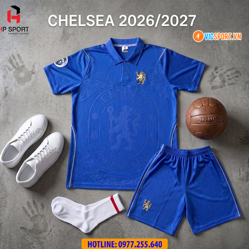 Áo đá banh Clb Chelsea mùa giải 2026-2027 vải mè - Hình ảnh 5