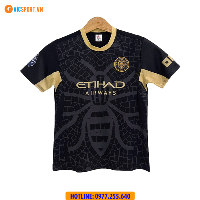 Áo đá banh Clb Man City mùa giải 2026-2027 vải mè - Hình ảnh 3