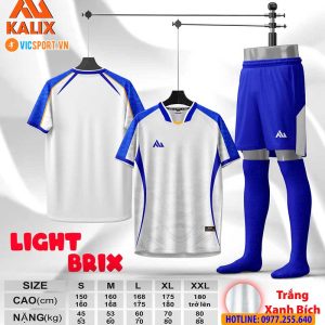 Áo đá banh không logo Kalix Light Brix KL05