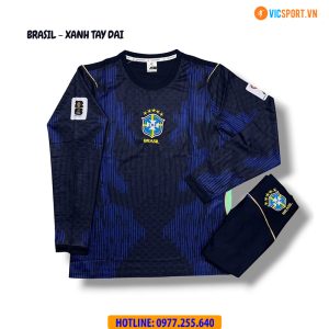 Áo đá banh tay dài Đội tuyển Brazil WC 2026