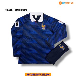Áo đá banh tay dài Đội tuyển Pháp WC 2026