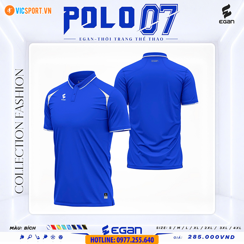 Áo thể thao polo di chuyển Egan 07 - Hình ảnh 8